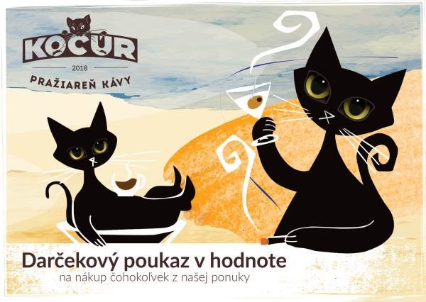 Darčeková poukážka v hodnote 20 € Kocúr káva a bistro v Martine